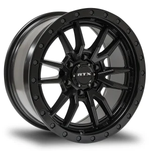 RTX Wheels – Wolf – Black – 18″x9″ 10mm – All weather Wheels – 082823
